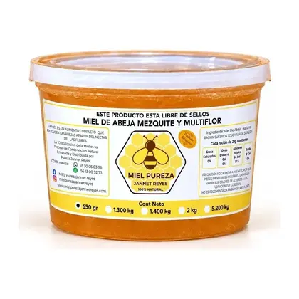 Miel Multiflor y Mezquite de Zacatecas