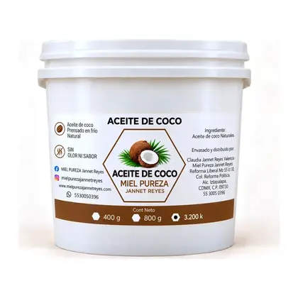 Aceite de Coco Cubeta 3.2 kg