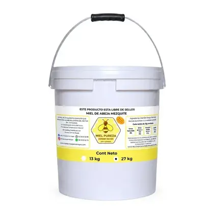 Miel de Mezquite, Cubeta 27 kg