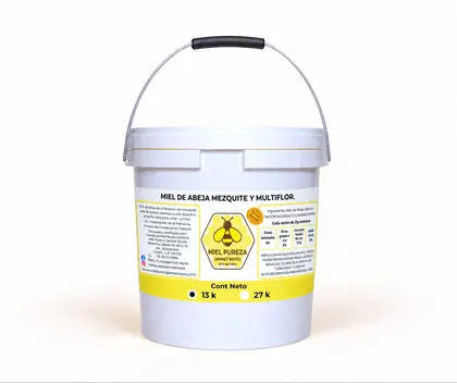 Miel Multiflor y Mezquite Cubeta 13 kg