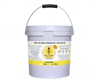 Miel Multiflor y Mezquite Cubeta 27 kg