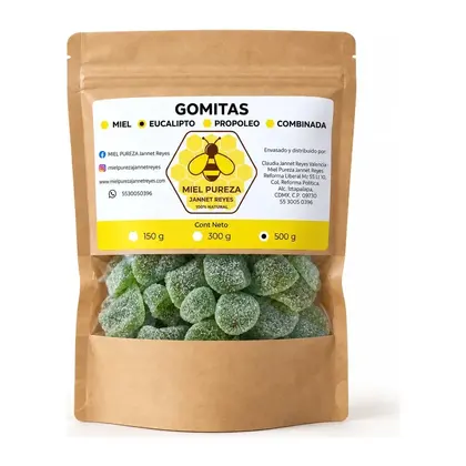 Gomitas de Miel Eucalipto · Max 500 g