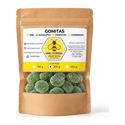 Gomitas de Miel Eucalipto · Medium 300 g