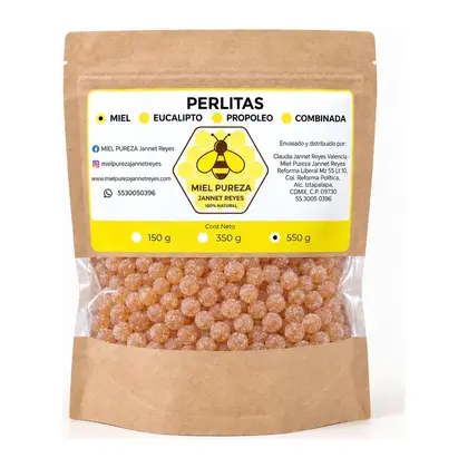 Perlitas de Miel · Max 550 g