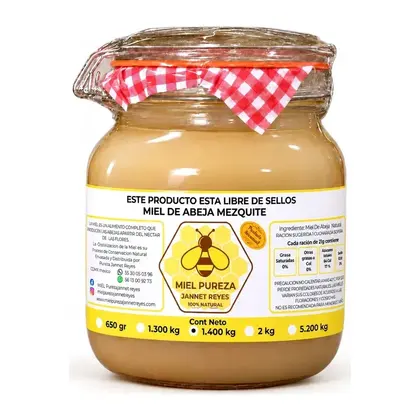 Miel de Mezquite, Premium Medium 1.4 kg