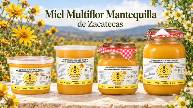 Miel Multiflor Mantequilla de Zacatecas